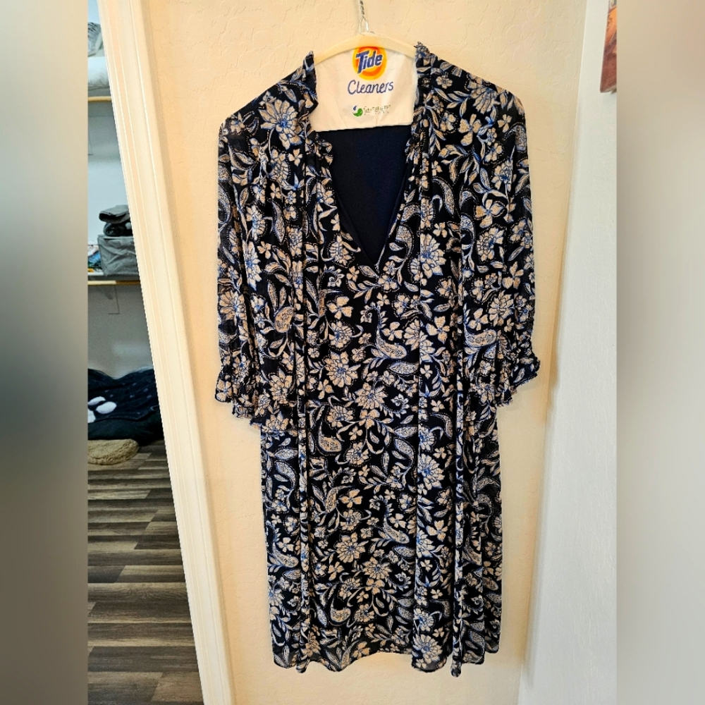Floral V-Neck Dress